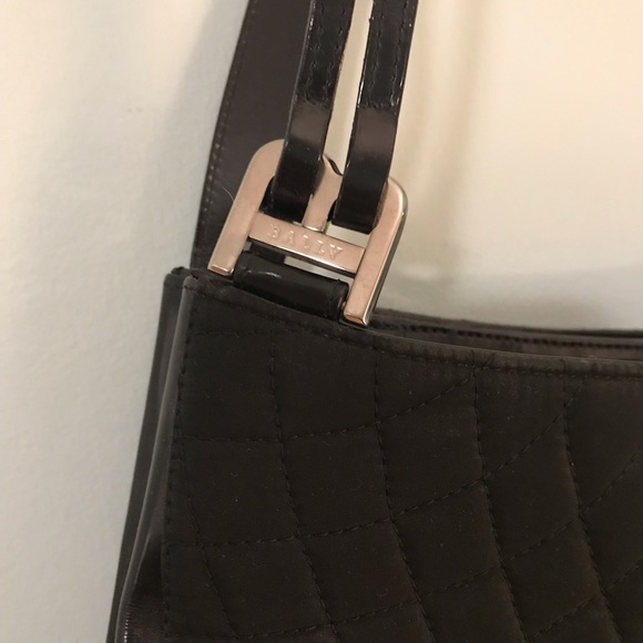 BALLY of Switzerland Quilted Tufted Fabric Hobo - Picture 4 of 6